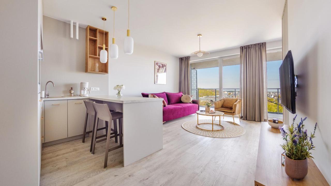 Apartamenty Sun & Snow Modern Tower Gdynia Kültér fotó