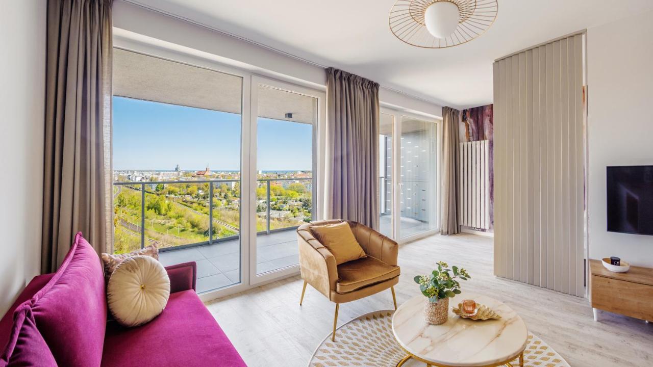 Apartamenty Sun & Snow Modern Tower Gdynia Kültér fotó