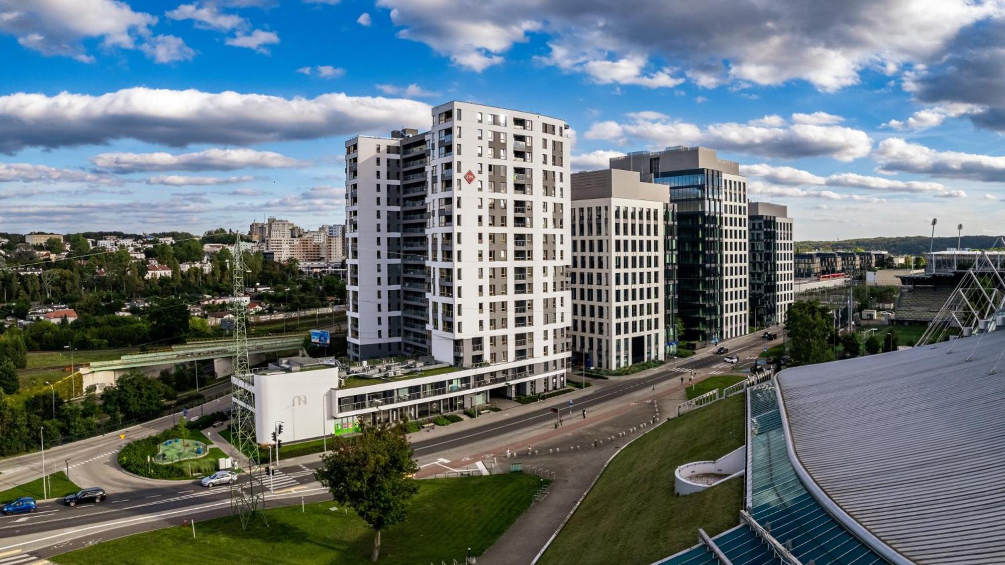 Apartamenty Sun & Snow Modern Tower Gdynia Kültér fotó