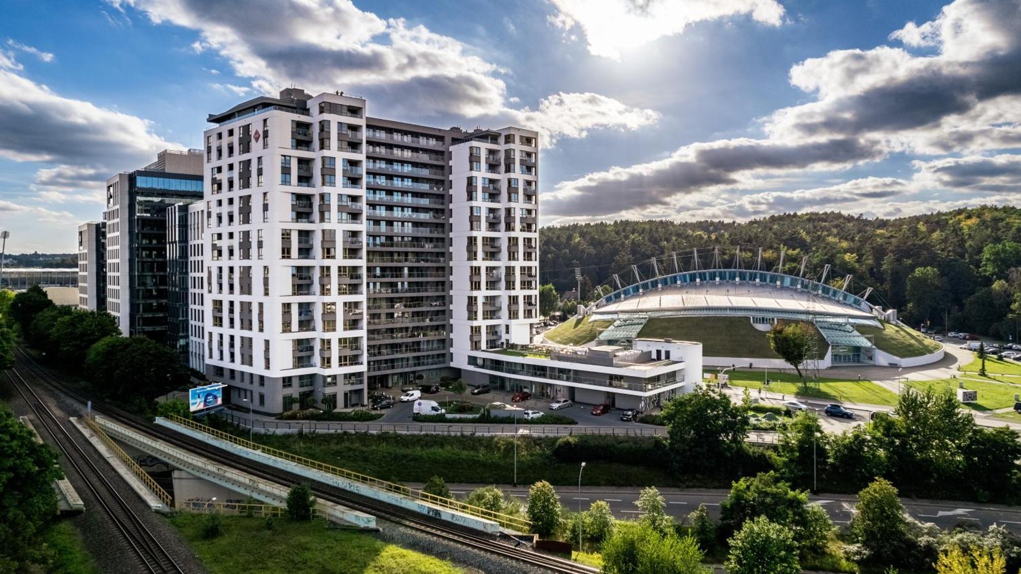 Apartamenty Sun & Snow Modern Tower Gdynia Kültér fotó