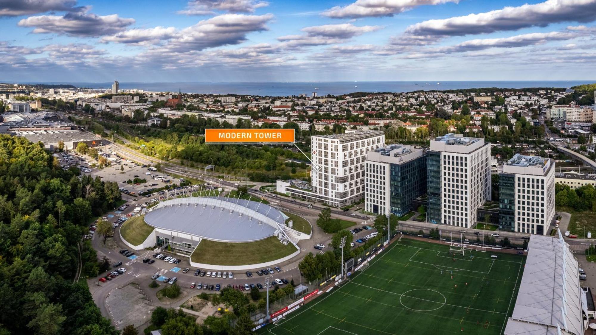 Apartamenty Sun & Snow Modern Tower Gdynia Kültér fotó